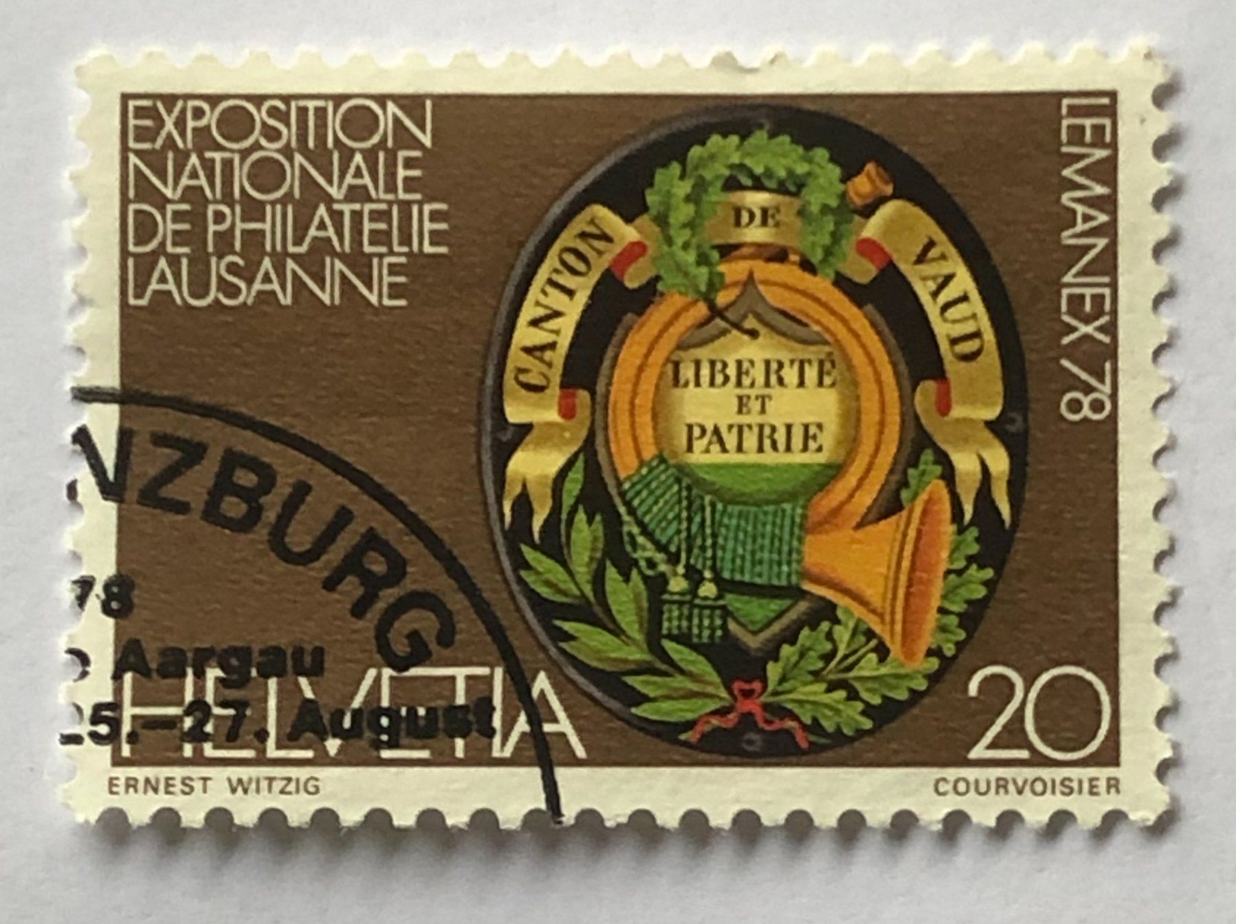 Alle Briefmarken: CH Briefmarken GESTEMPELT    – Gebraucht aus Aarau von Billa007