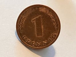 1 Pin 1 Pfennig Münze