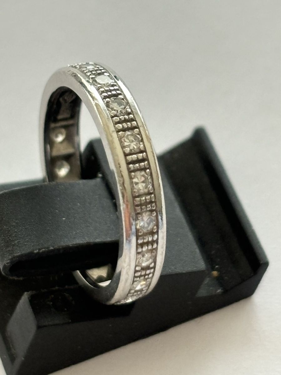 Anelli: Alliance Ring Weissgold 18 Karat – Usato da Langnau am Albis venduto da flusspflege 3