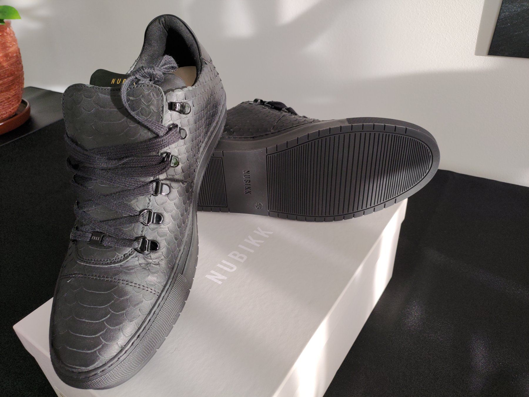 Chaussures hommes: Nubikk Jhay Python Lederschuh – Neuf avec emballage d'origine à Winterthur par Tzen