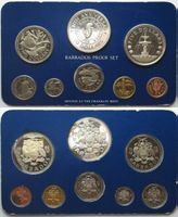 BARBADOS KMS 1982 PP mit Silber 843 Ex.