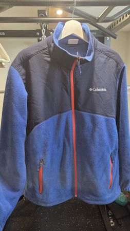 Columbia Fleece Jacket Blue Size XL used condition