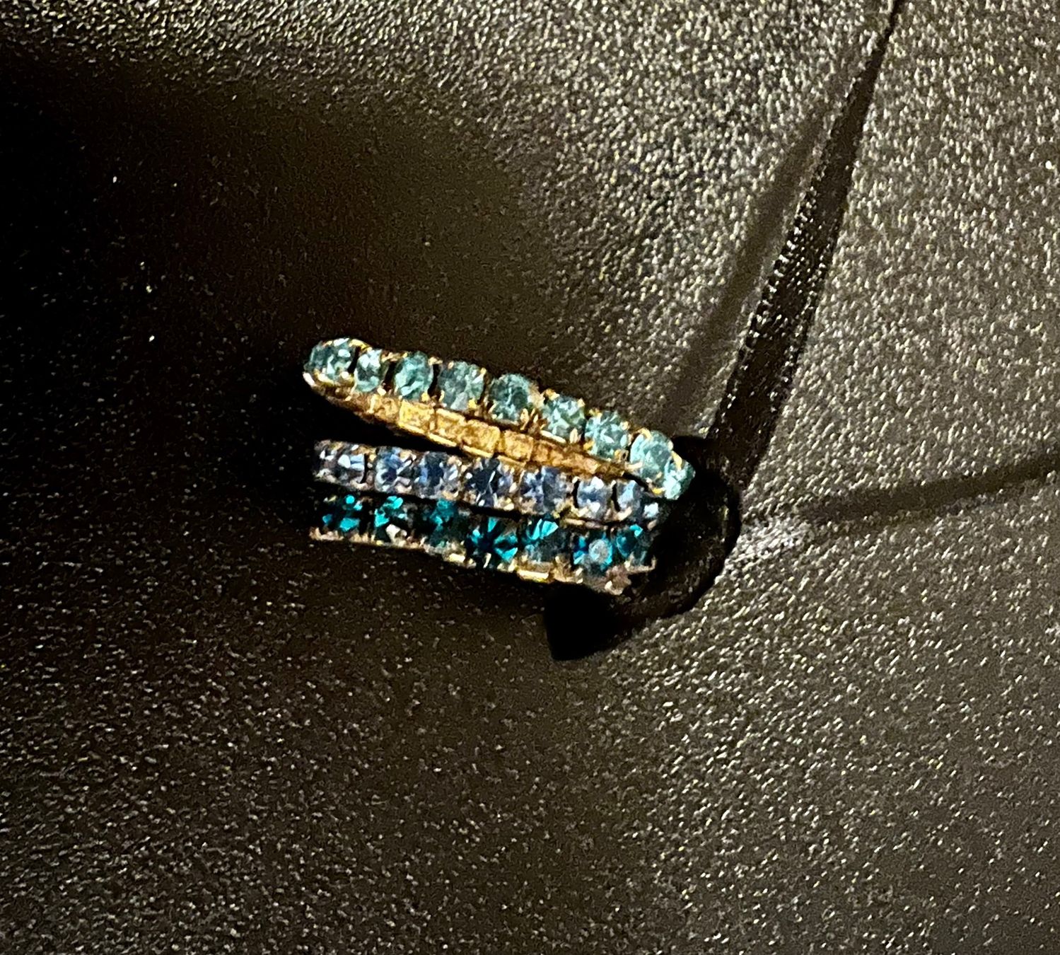 Anelli: New Multi-Beaded Blue Ring/Anneau/Bague – Nuovo (secondo la descrizione) da Versoix venduto da annavm29