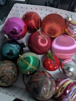 Vintage Weihnachtsbaumkugeln, Christbaumschmuck, rar 70er