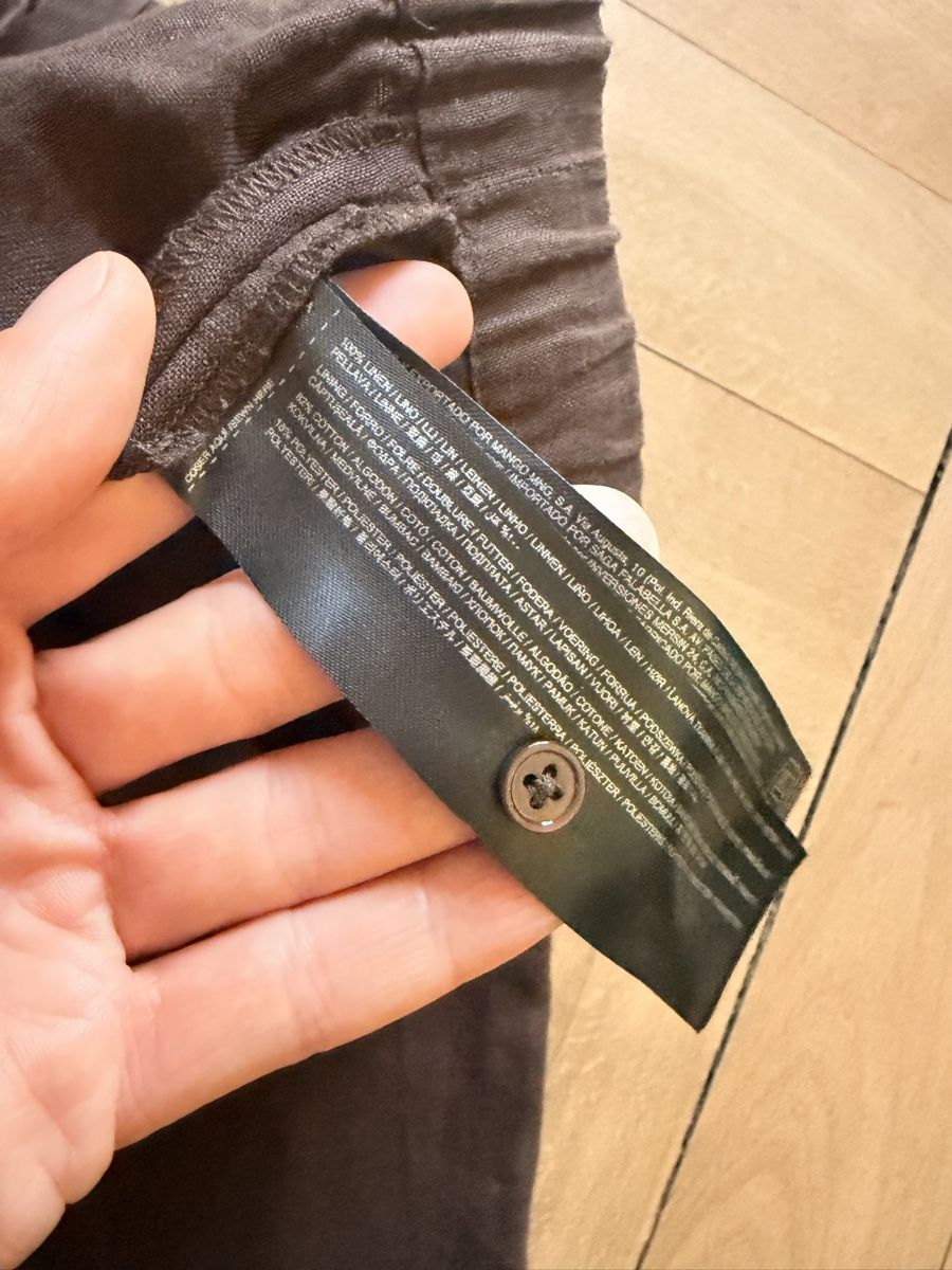 Mango Pantaloni: Mango Leinen Hose Grösse S – Usato da Zürich venduto da 28881084 2