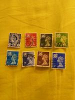Lot de timbres anciens de la reine Elizabeth II, Wales