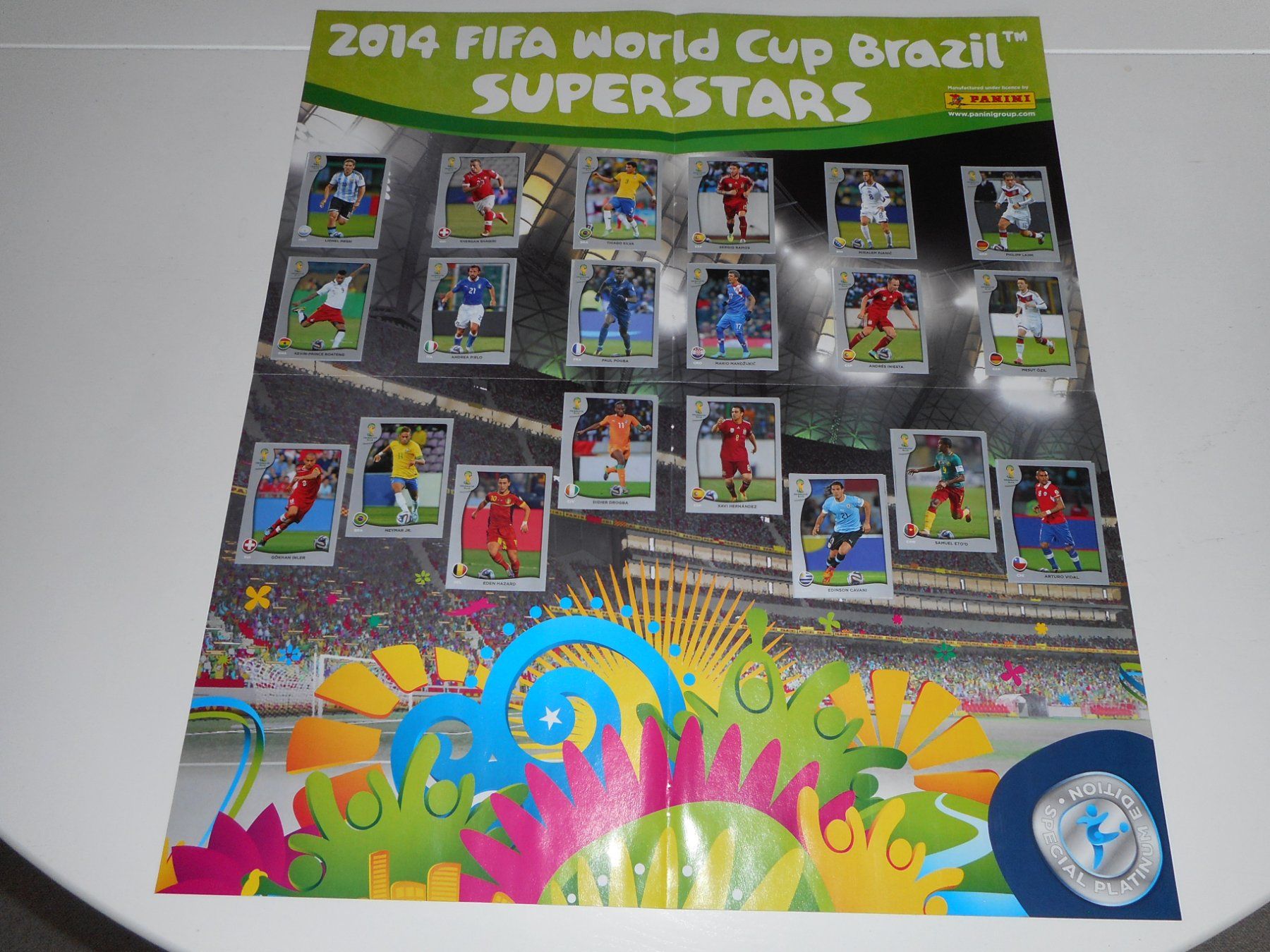 Panini Alben: Panini WM Album Brasil 2014/14 Nr.3 komplett – Gebraucht aus Cham von Paniniworld 9