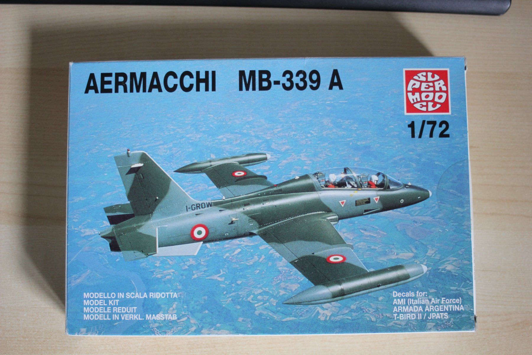 Modellbausätze & Standmodelle: Modell 1:72 - Aermacchi MB-339 von Supermodel – Neu (gemäss Beschreibung) aus Koppigen von F4Fan