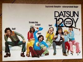 DATSUN 120Y Limousine & Coupé CH-Prospekt deutsch brochure