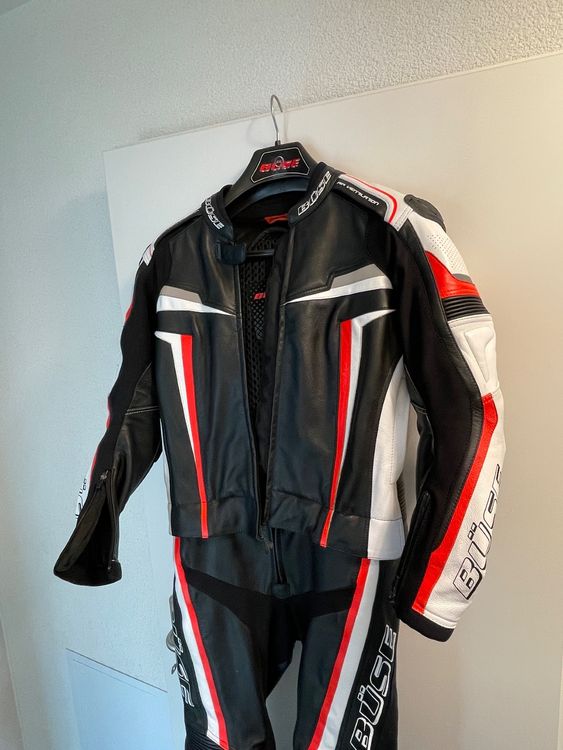 Büse Mille 2-Teiler Motorrad Lederkombi - Sportkombi Mit SAS-TEC Protektoren | Aus Rindsleder | Für Straße & Rennstrecke