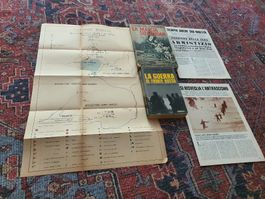 Italienische Kriegspresse & Bücher, 2. Weltkrieg, originale