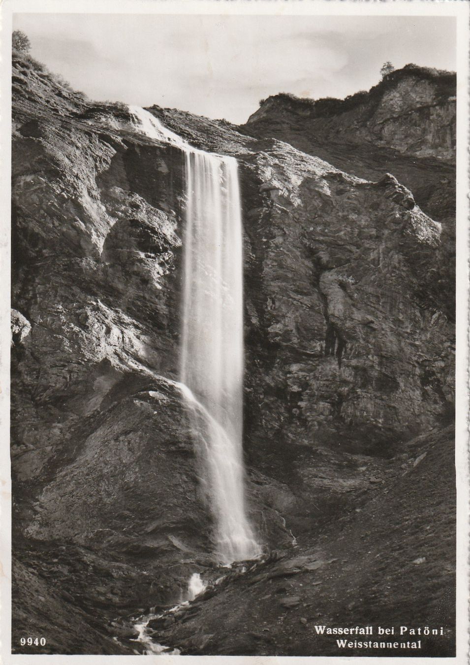 Cartoline postali: Weisstannental Wasserfall bei Patöni – Usato da Rorschacherberg venduto da fratovi2