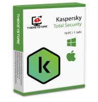 Kaspersky Total Security 10 Geräte für 1 Jahr