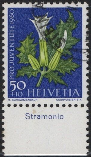 Tous les timbres: 50 Rp. Stechapfel mit TAB (Stramonio) – D'occasion à Eglisau par Chperfins