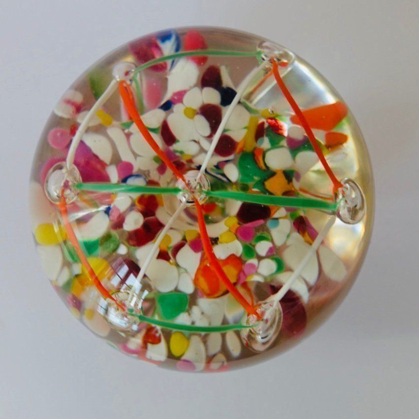 Bicchieri: Selten grosse Glaskugel _ Paperweight - alt – Usato da Adliswil venduto da MeDuMe 5