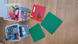 Grosses Konvolut Lego Duplo Bauplatten Eisenbahn Sammlung 