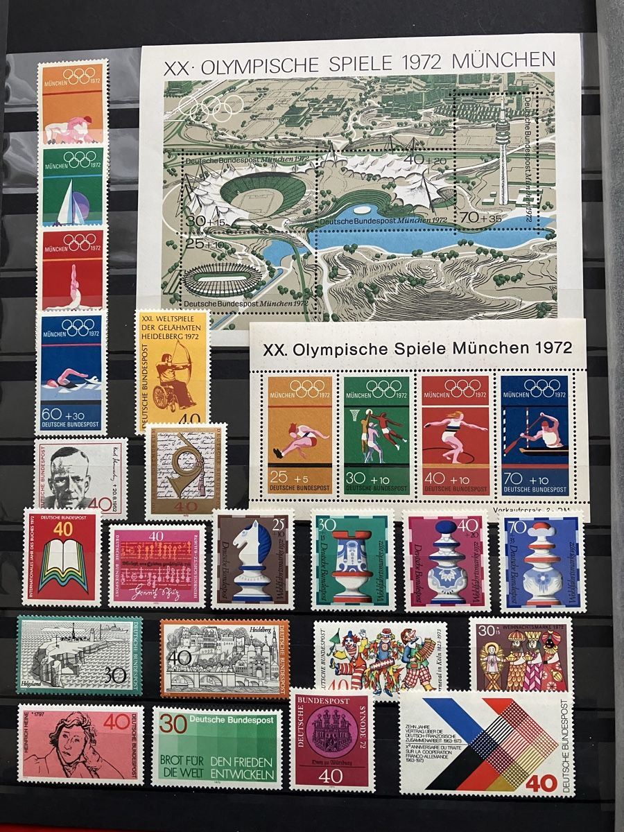 Tutti i francobolli: Deutschland BRD 1971-81 postfrisch 6s Blocks – Nuovo (secondo la descrizione) da Cham venduto da Diablo1232 1