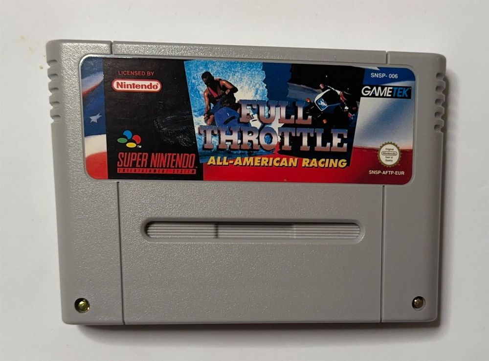 SNES Full Throttle All American Racing Kaufen auf Ricardo