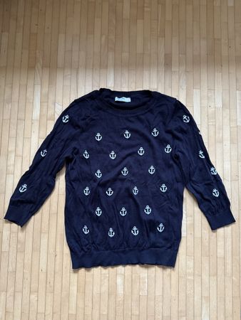 Leichter Pullover mit 3/4 Aermeln von Peter Hahn, 38