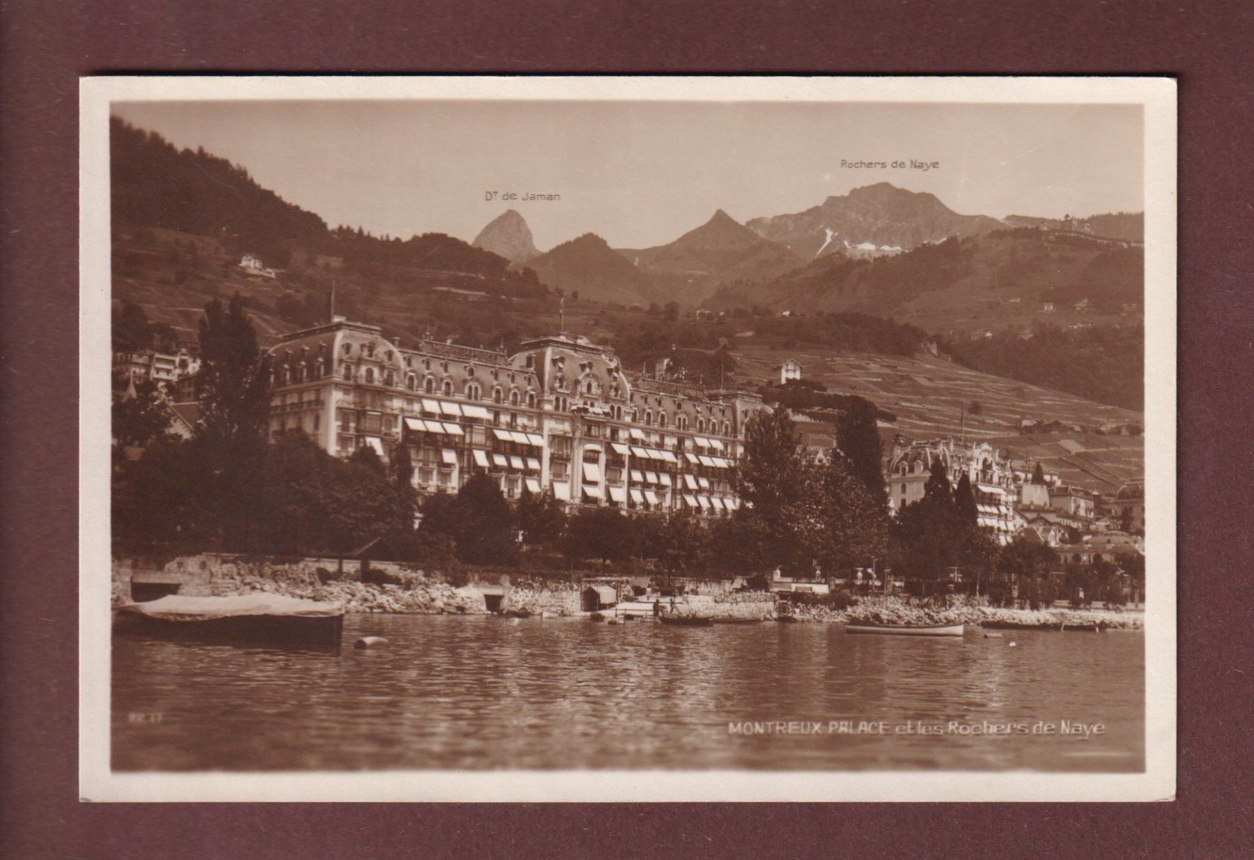 Ansichtskarten: MONTREUX - Palace – Gebraucht aus Pully von nicecards-shop
