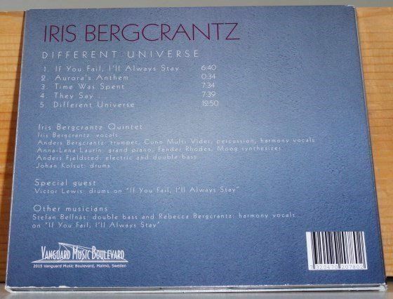 CD: Iris & Anders Bergcrantz, Anna Laurin - Different Universe – Usato da Unterbäch venduto da yohanson 1