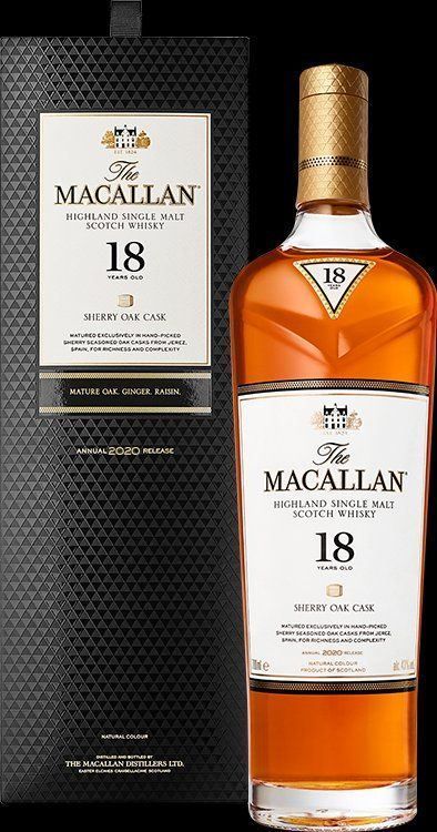Macallan Bevande alcoliche: Macallan Sherry 18 years 2020 – Nuovo e nell'imballaggio originale da Deitingen venduto da ped_7s7b