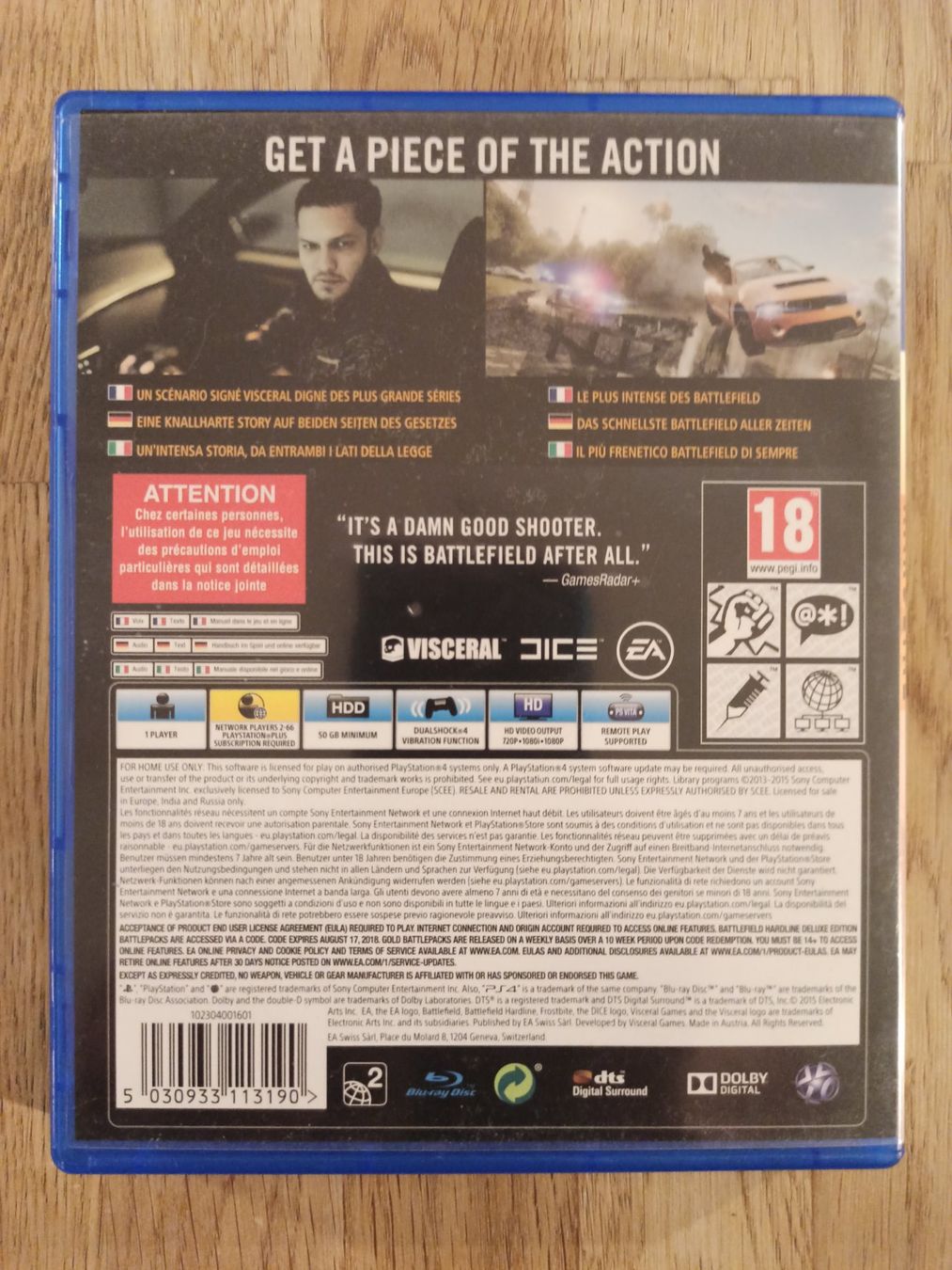 Spiele: Battlefield Hardline Deluxe Edition PS4 / PS5 – Gebraucht aus Oberweningen von mar_87mx 1