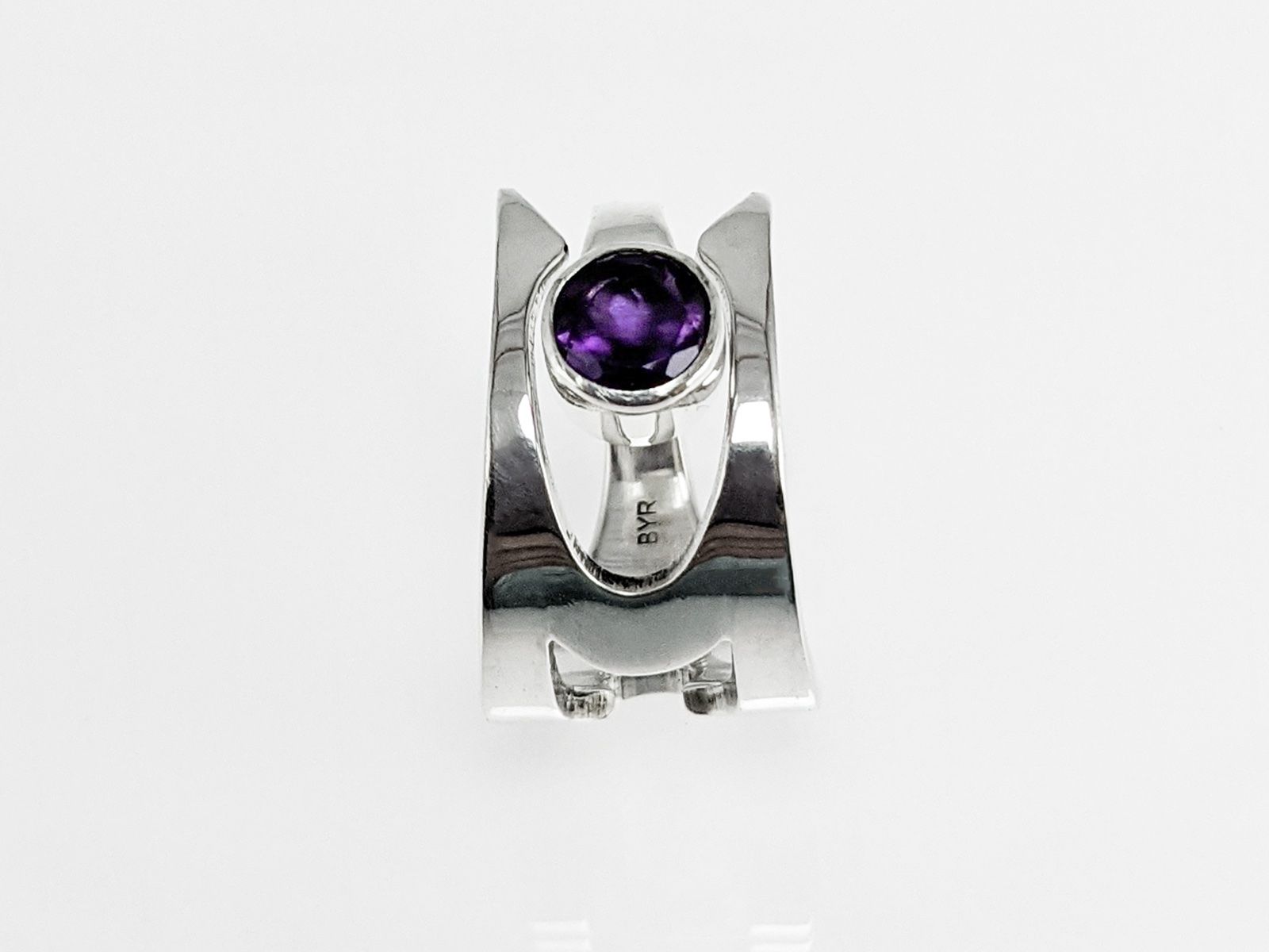 Ringe: Silberring aus Silber 925 mit facettiertem Amethyst – Neu und originalverpackt aus Meilen von Byrd-bijoux 2