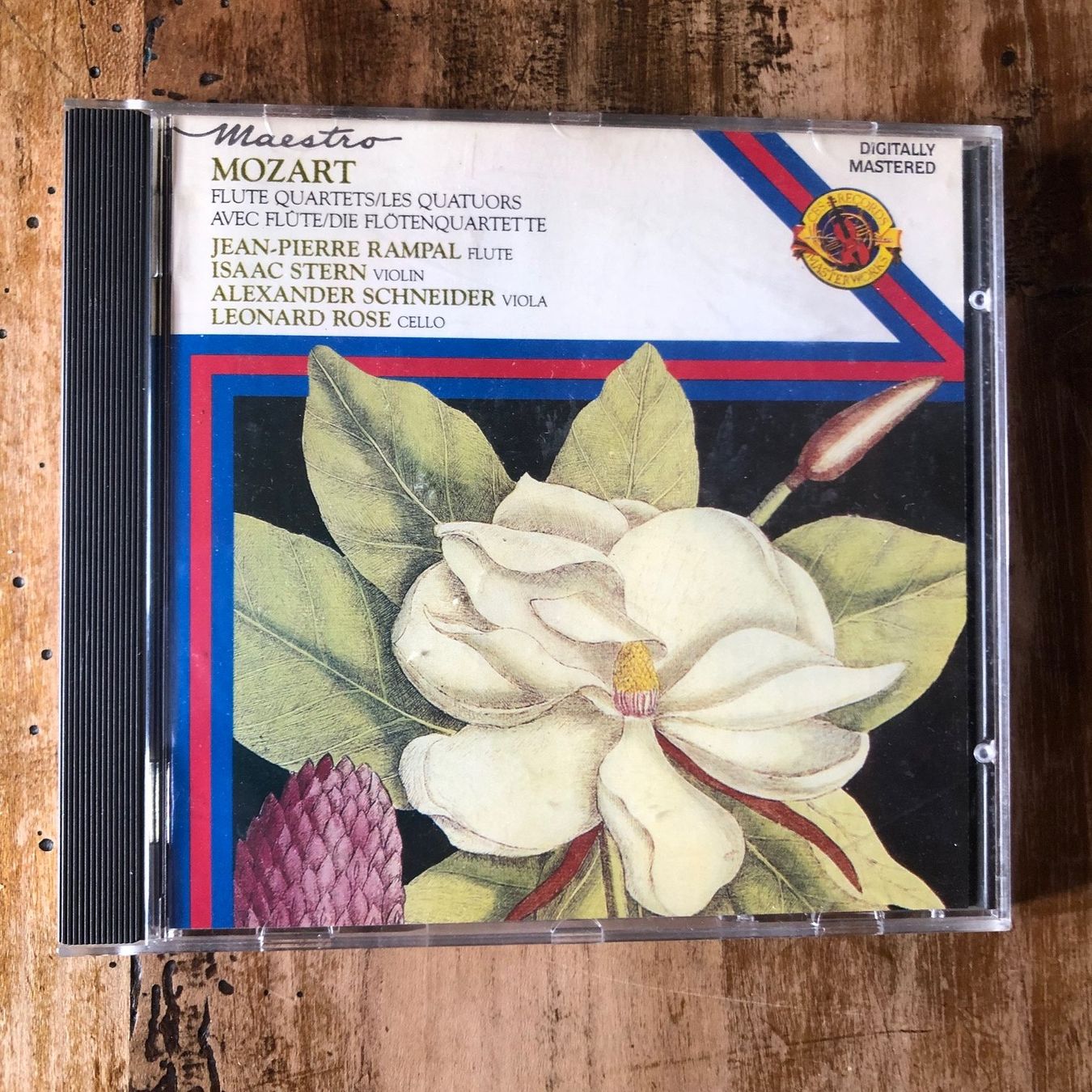 CD: Mozart - Flute - Stern, Rose, Rampal – Usato da Haute-Nendaz venduto da photoksar