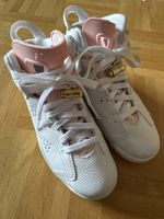 Kinder, Air Jordan, Weiss/Rosa, Grösse 35