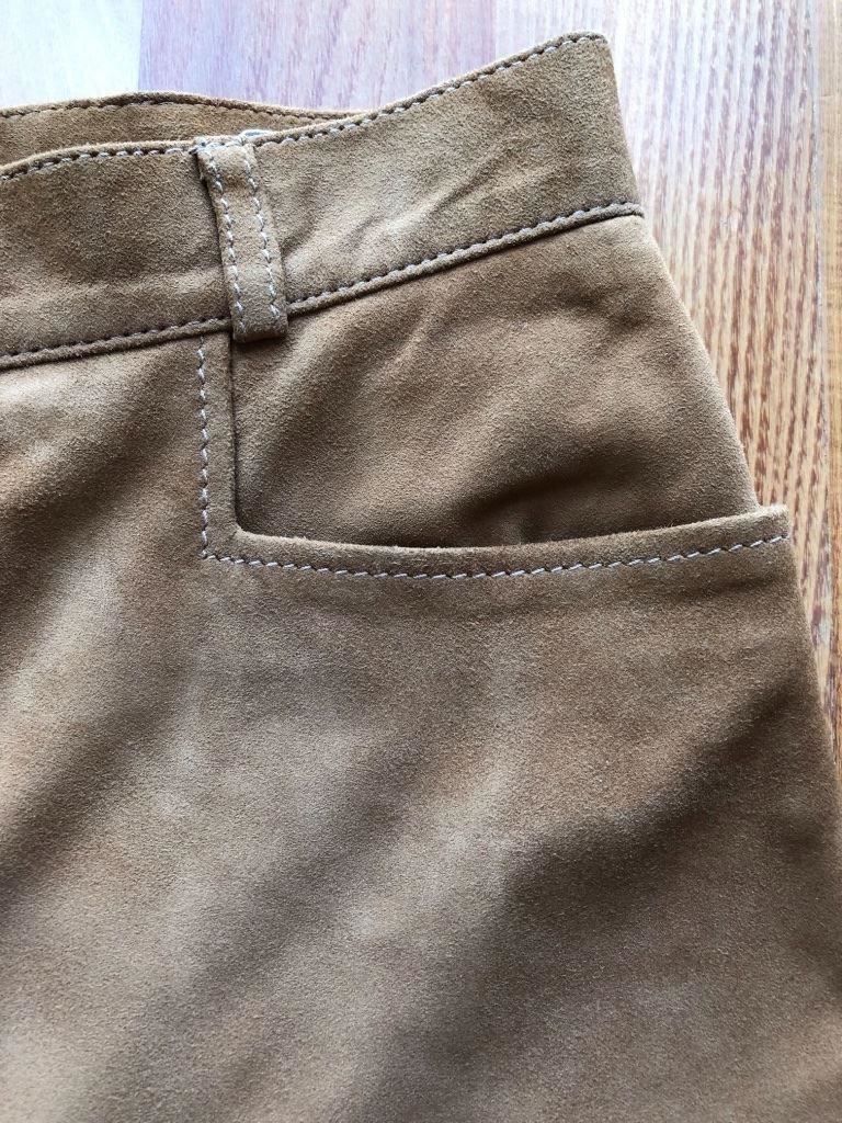 Gerry Weber Hosen: Wildlederhose von Gerry Weber, Gr. 34 – Neu (gemäss Beschreibung) aus Schlossrued von Meier-Al 3