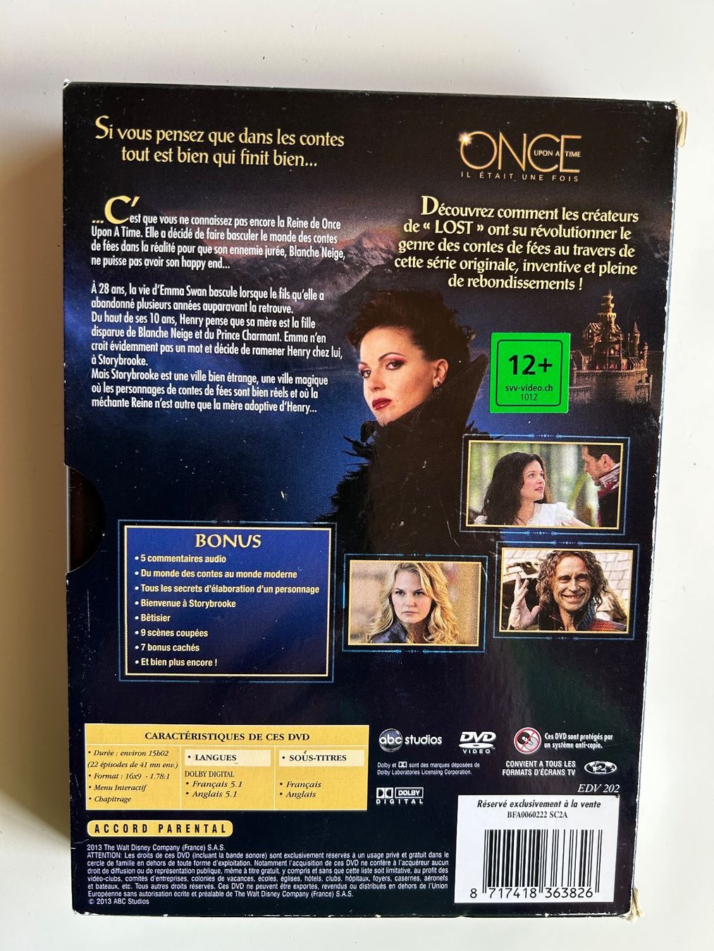 Tutti i DVDs: ONCE UPON A TIME SAISON 1 – Usato da St-Cierges venduto da Crisi53 1