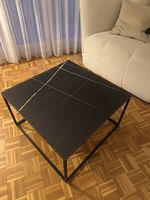 Couchtisch Schwarz leichte Marmor Optik