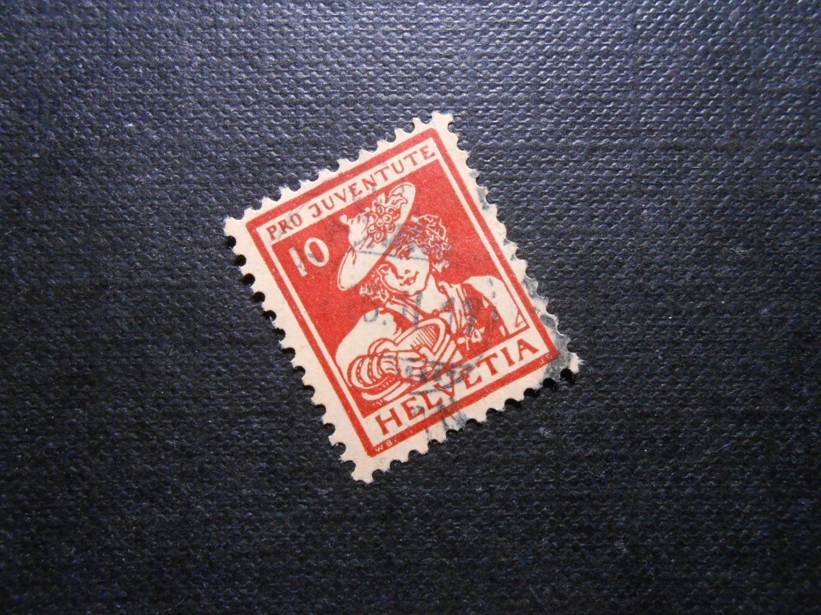Alle Briefmarken: CH ZNr 6 - PJ - 1916 -  CHF 100 – Gebraucht aus Hallwil von pkaiser44