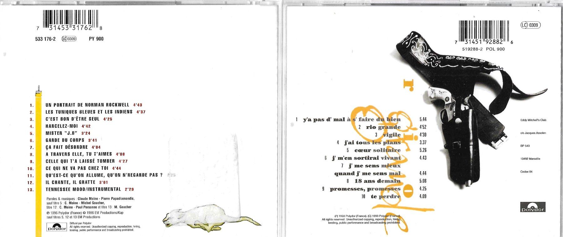 CDs: Eddy Mitchell 2 CD's - Rio Grande & Mr Eddy – Gebraucht aus Savagnier von Ne2065 1
