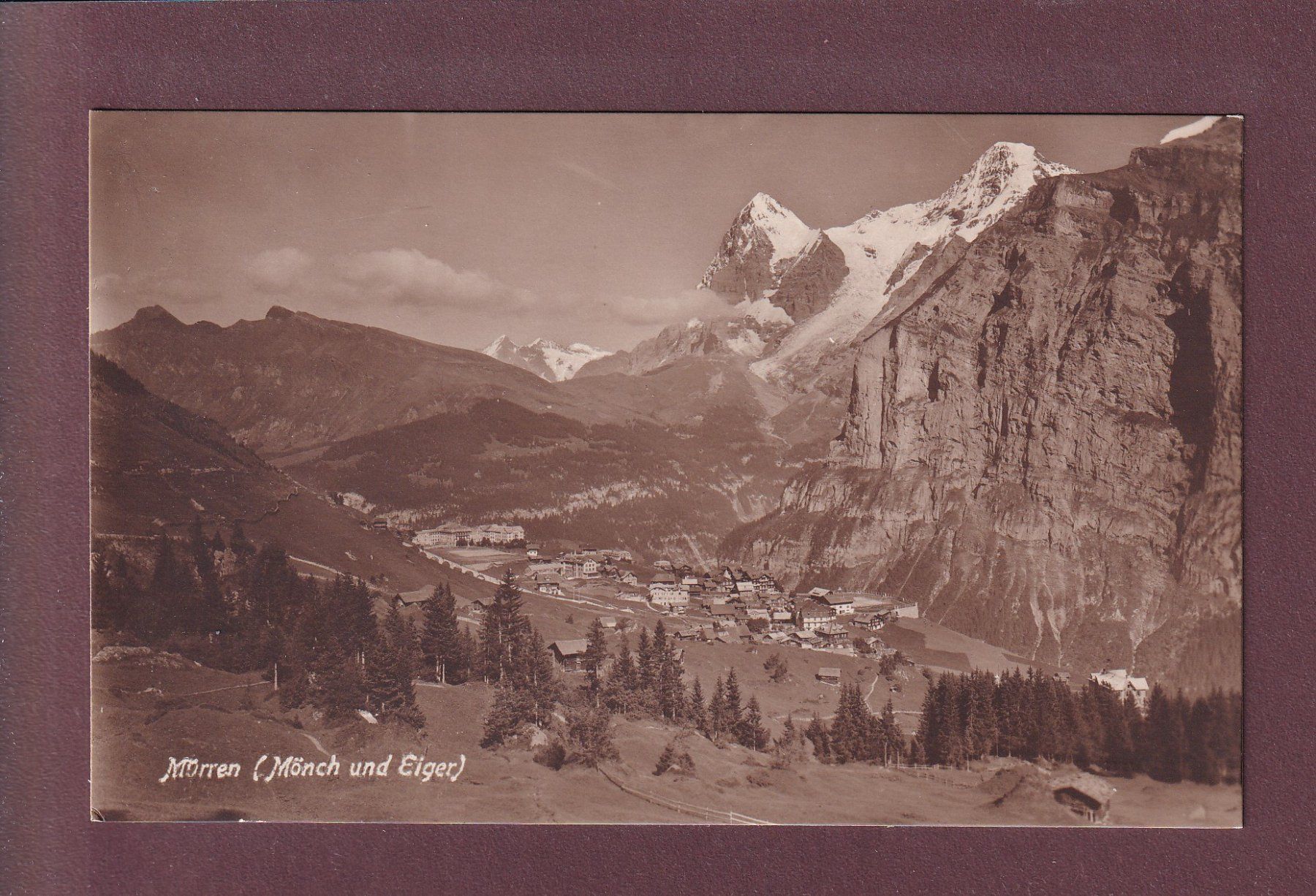 Cartes postales: MÜRREN - Mönch - Eiger – D'occasion à Pully par nicecards