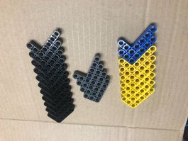 Lego 22x Liftarm 3x5 Winkel 90° (32526)