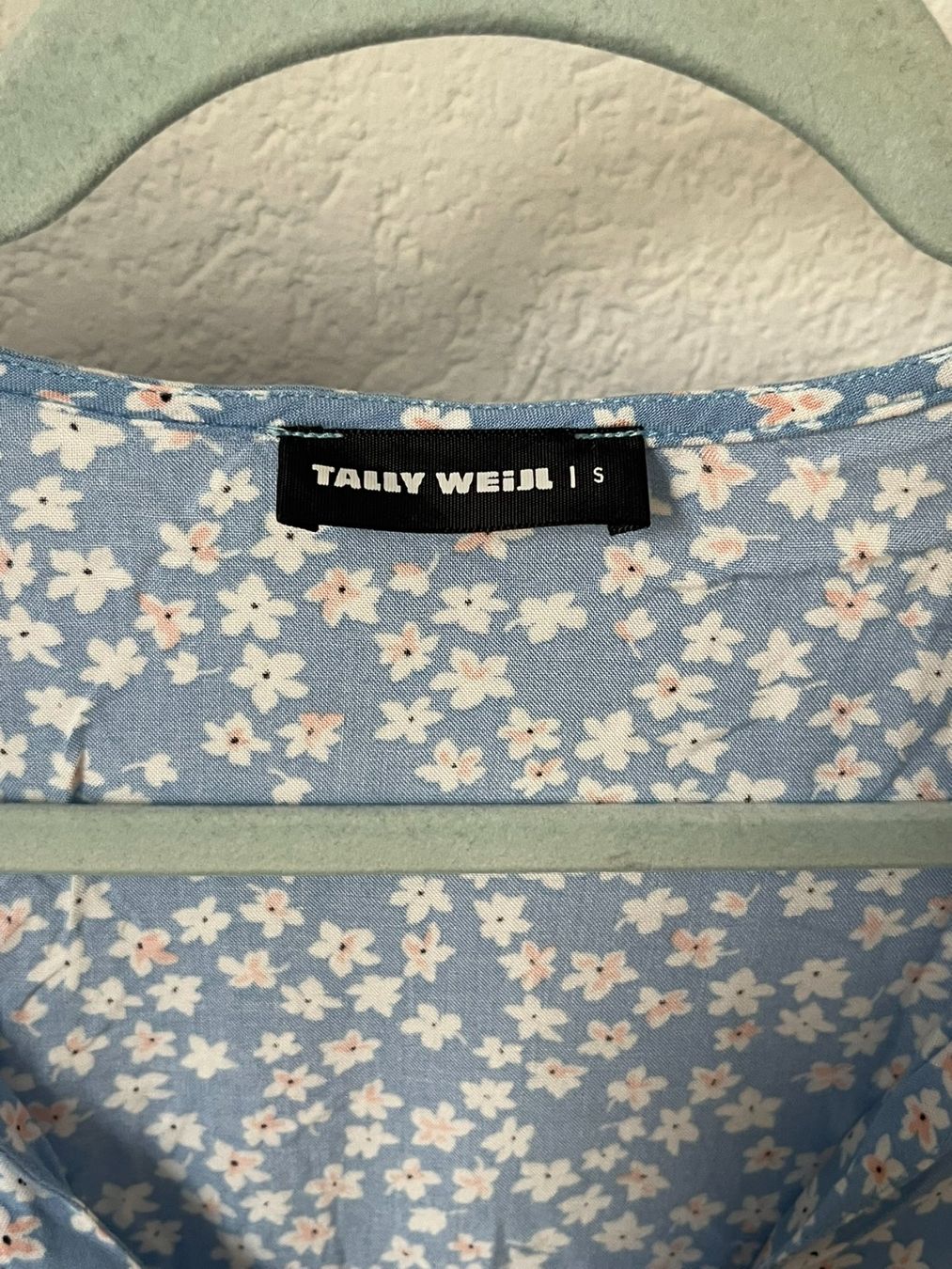 Tally Weijl Vestiti: hellblau, geblumtes Sommerkleid – Usato da Bern venduto da zau_272v 1