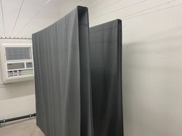 Ikea Annakajsa Vorhänge Anthrazit 145x300cm + 20 Haken