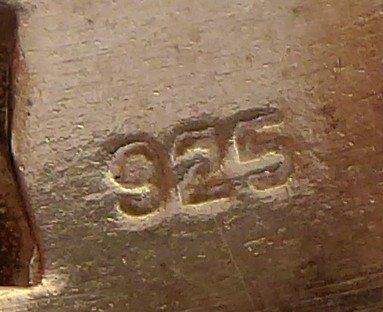 Anelli: Ring 925 Silber, mit synthetischem Stein – Usato da Muri AG venduto da Lineli2020 8