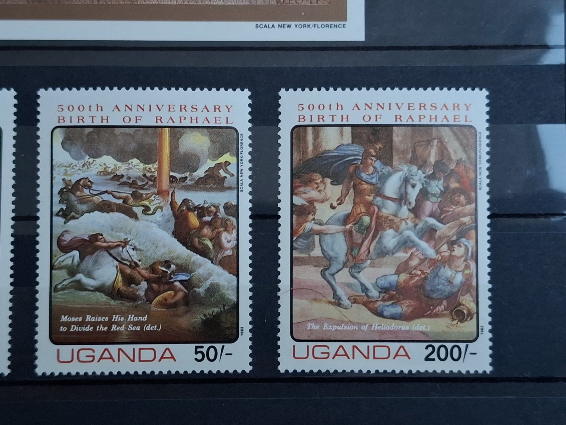 Tutti i francobolli: Uganda 1983 MiNr 354 - 357 Bl.40 Raffael. Postfrisch. – Nuovo (secondo la descrizione) da Schaffhausen venduto da Mea_85 3