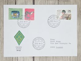 CL09 Enveloppe + Timbre Suisse 1994