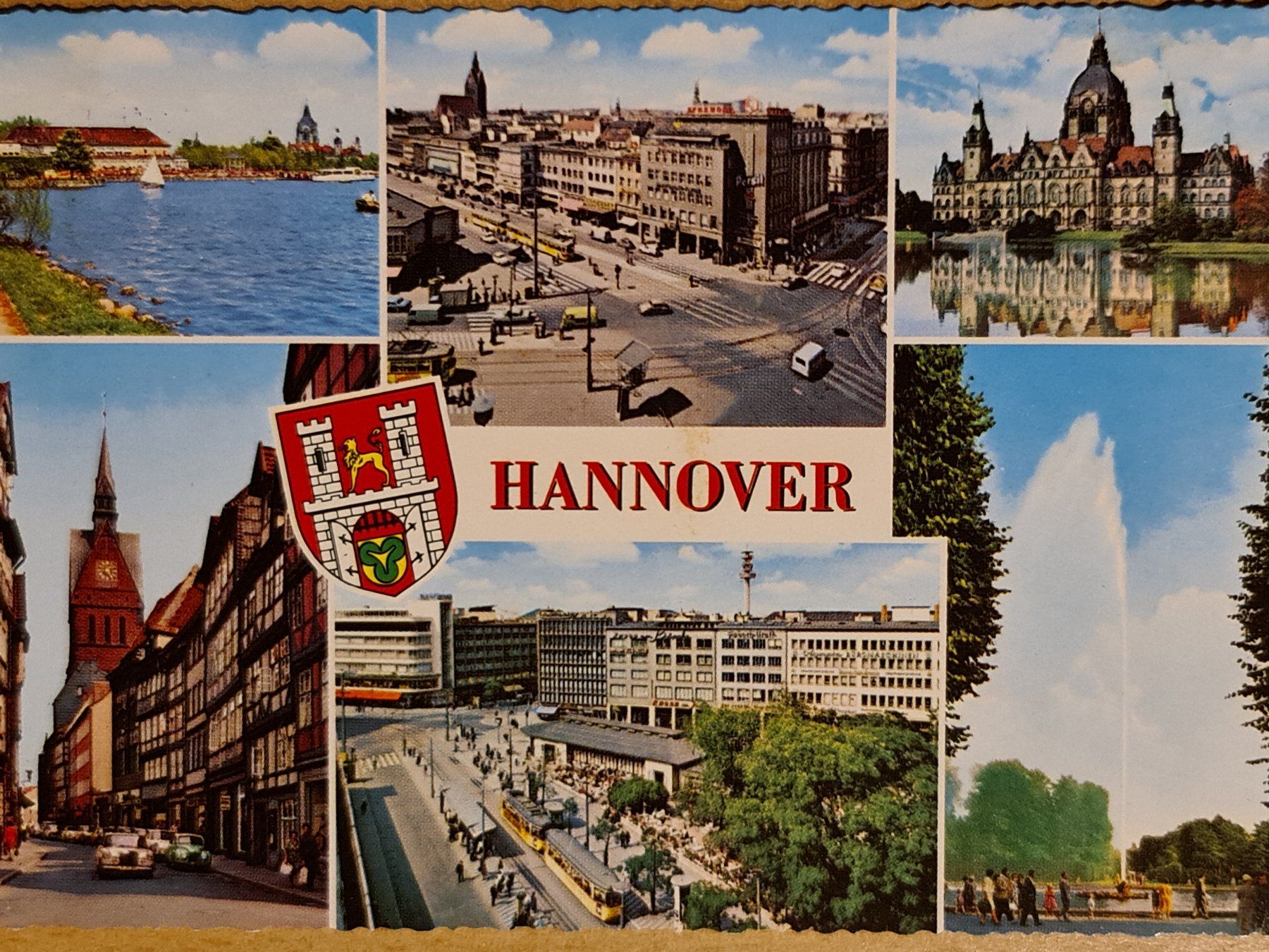 Cartoline postali: Ansichtskarte Hannover Deutschland – Usato da Dintikon venduto da Vexi
