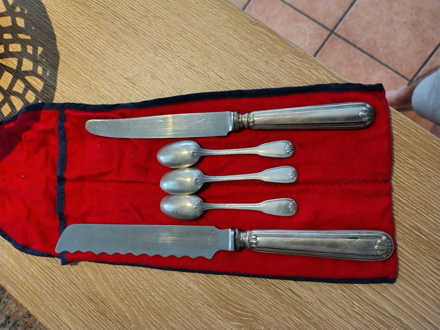 Bestecksets: Set posate argento 800 usate, coltelli e cucchiaini – Gebraucht aus Vairano von mir_rtt2 3