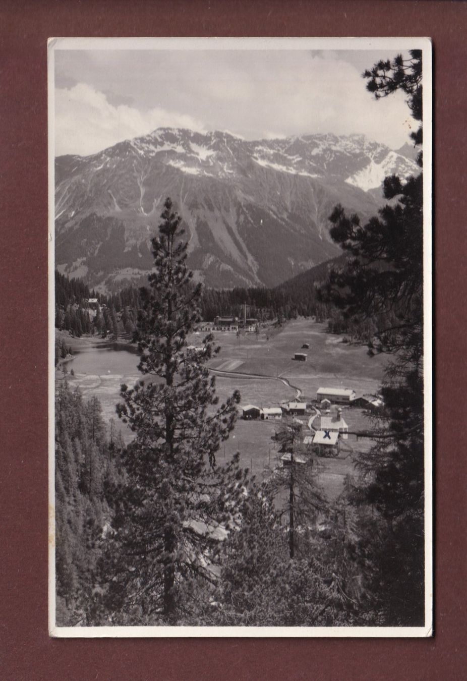 Cartoline postali: LARET bei Klosters - 1940 – Usato da Pully venduto da nicecards
