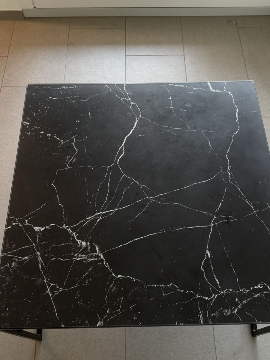 Tavoli: Couchtisch mit Marmor Glasplatte  – Usato da Niederönz venduto da _.sg11._ 3