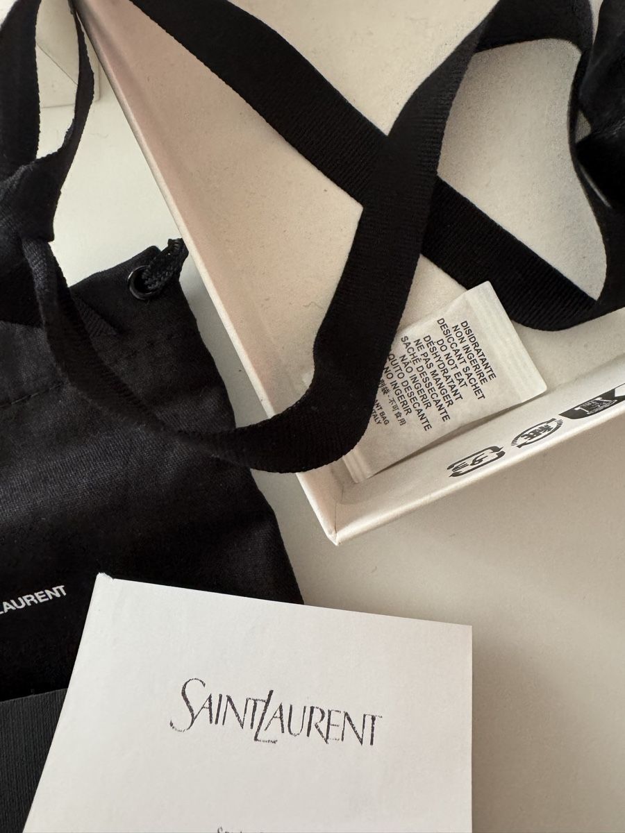 Saint Laurent Bracciali & Braccialetti: Authentic Bracelet YSL black leather – Nuovo e nell'imballaggio originale da Thônex venduto da Mariamarte 4