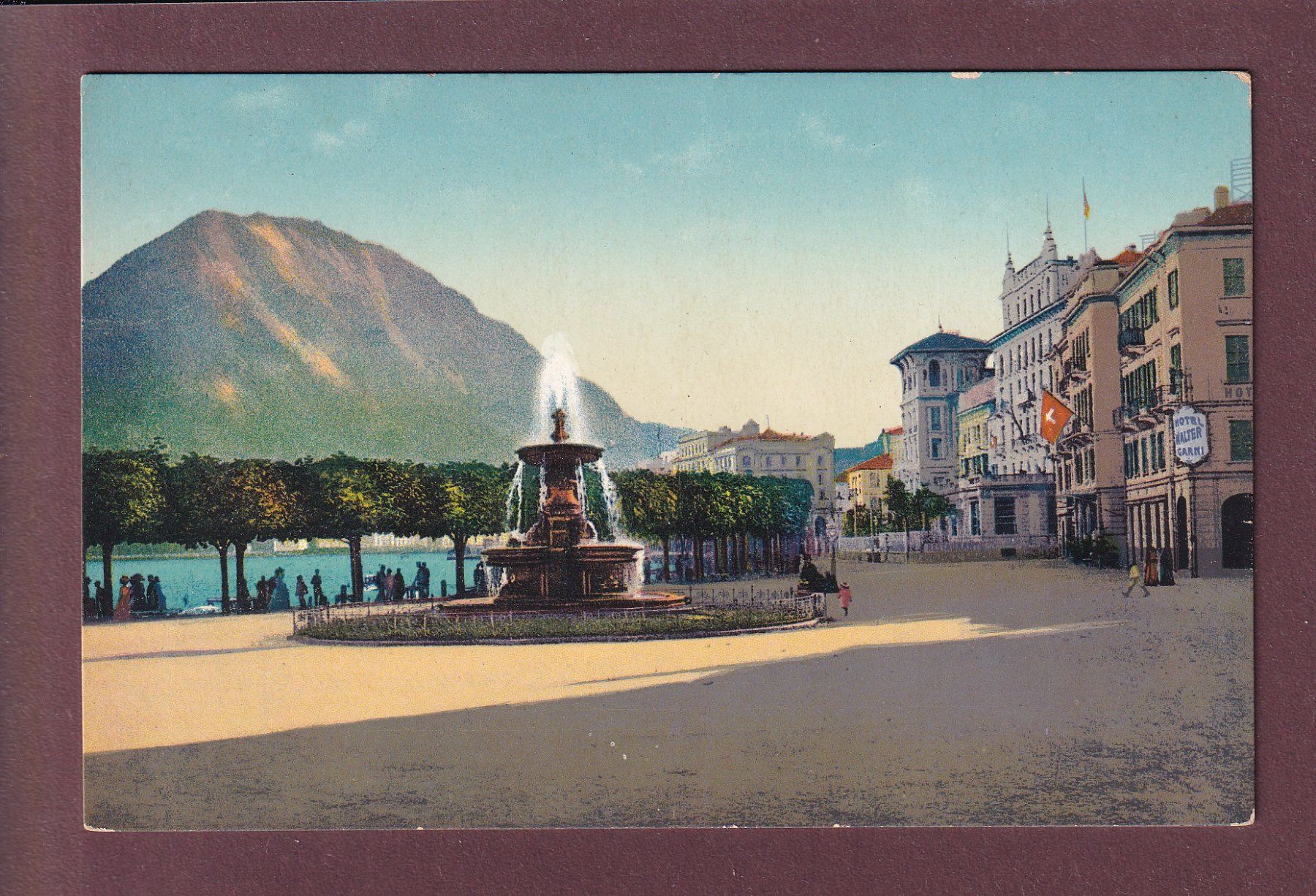 Cartes postales: LUGANO - Fontana Bossi – D'occasion à Pully par nicecards