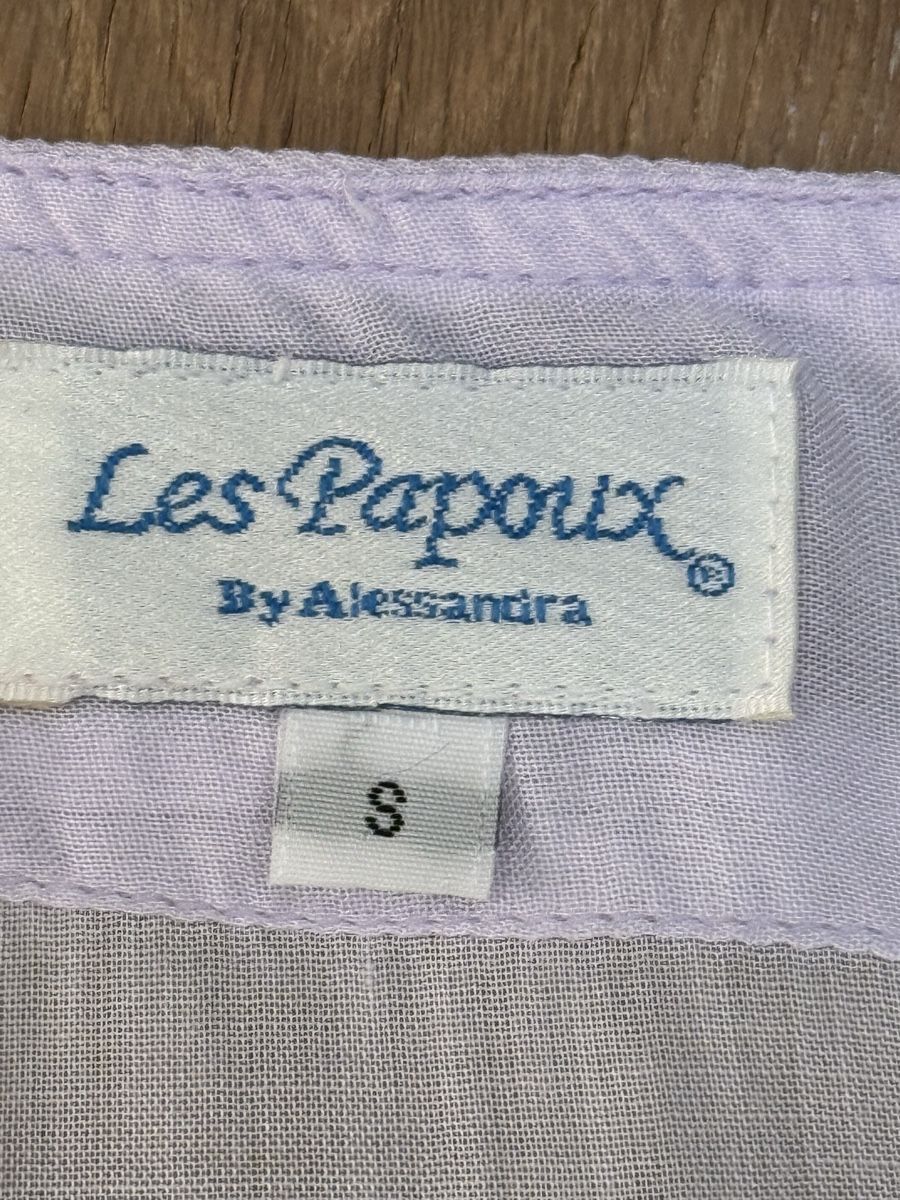 Tuniken: Great lilac embroidered kaftan. S – Neu (gemäss Beschreibung) aus Grund b. Gstaad von PlageNeigeplus 2
