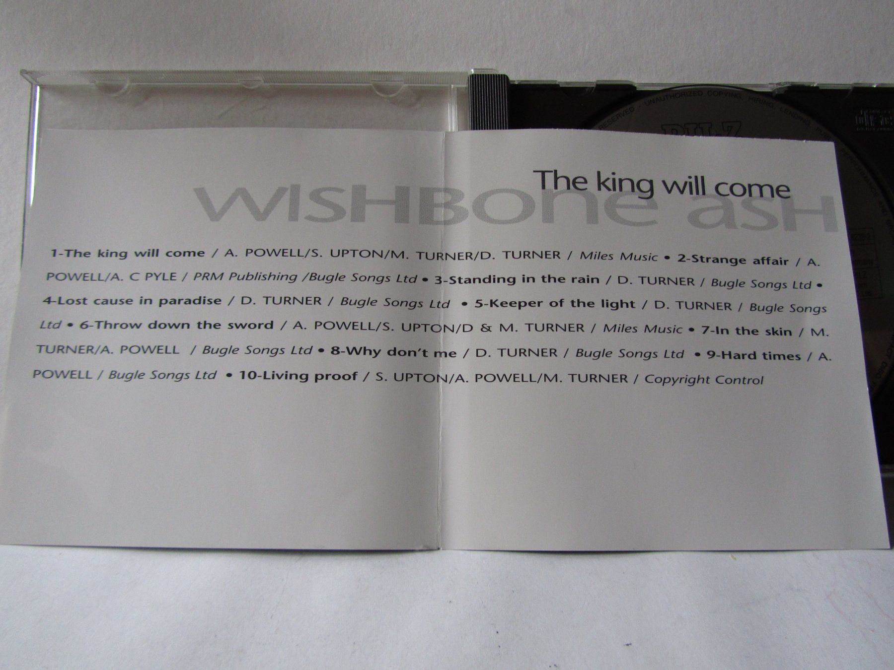 CD: Wishbone Ash, CD, the king will come – Usato da Weiningen ZH venduto da dietsch57 4